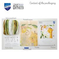 Vervaco PN-0198537 Kreuzstichkissenpackung Dschungeltiere