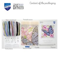 Vervaco PN-0199095 Kreuzstichkissenpackung Schmetterling