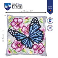 Vervaco PN-0199095 Kreuzstichkissenpackung Schmetterling