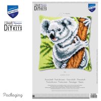 Vervaco PN-0199306 Kreuzstichkissenpackung Koala