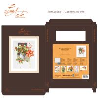 Lanarte PN-0201763 Zählmusterpackung Holly Jolly...