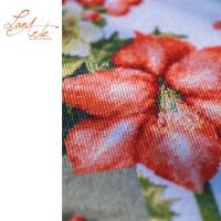 Lanarte PN-0201763 Zählmusterpackung Holly Jolly Amaryllis