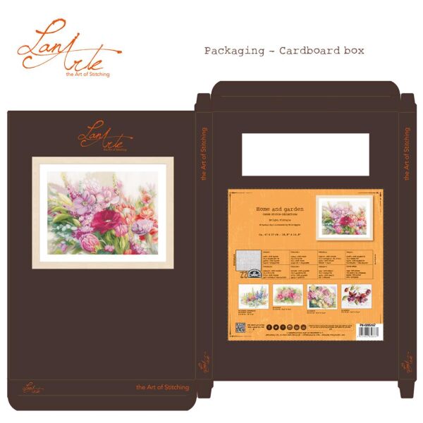 Lanarte PN-0205167 Kreuzstichset - Bright Florals