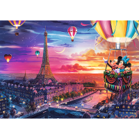 Disney Mickey und Minnie in Paris, 1000 Teile Puzzle