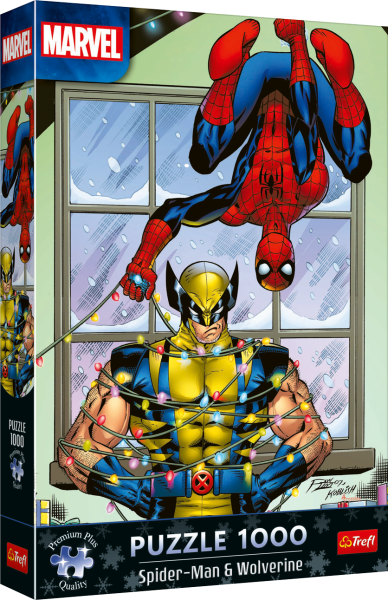 Puzzle Premium Plus 1000 – Spider-Man & Wolverine
