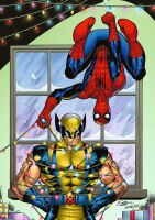 Puzzle Premium Plus 1000 – Spider-Man & Wolverine
