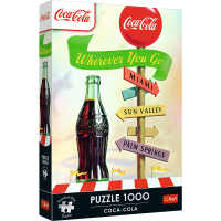 Trefl, Coca Cola Wherever youre going, 1000 Teile Puzzle
