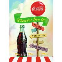 Trefl, Coca Cola Wherever youre going, 1000 Teile Puzzle