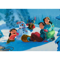 Trefl, Disney Winter Stitch, 1000 Teile Premium Plus