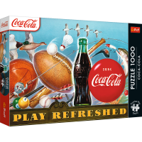 Trefl, Coca-Cola Play Refreshed, 1000 Teile Premium Plus...