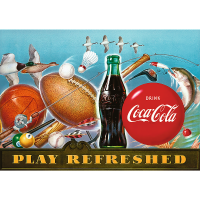 Trefl, Coca-Cola Play Refreshed, 1000 Teile Premium Plus...