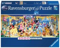 Disney Gruppenfoto 1000 Teile Panorama Puzzle