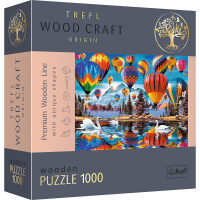 Wood Craft Robinson bunte Ballons 1000 Teile Holzpuzzle