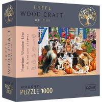 Hundefreundschaft 1000 Teile Holz Puzzle