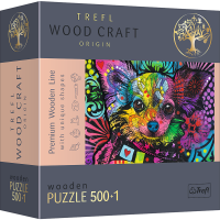 Wood Craft bunter Welpe 500+1 Holzpuzzle