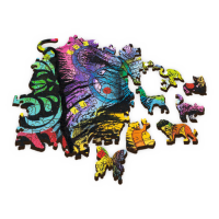 Wood Craft bunter Welpe 500+1 Holzpuzzle