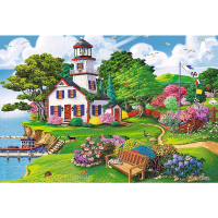 Trefl 20161 Sommerhafen 500+1 Holzpuzzle