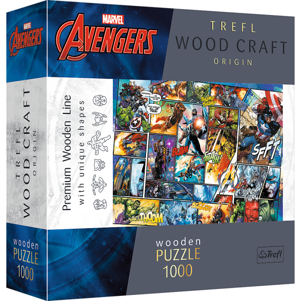 Trefl 20165 Avengers 1000 Teile Holz Puzzle
