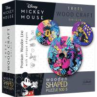 Disney Mickey Mouse 500+5 Sonderform Holz Puzzle