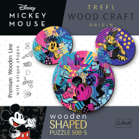 Disney Mickey Mouse 500+5 Sonderform Holz Puzzle