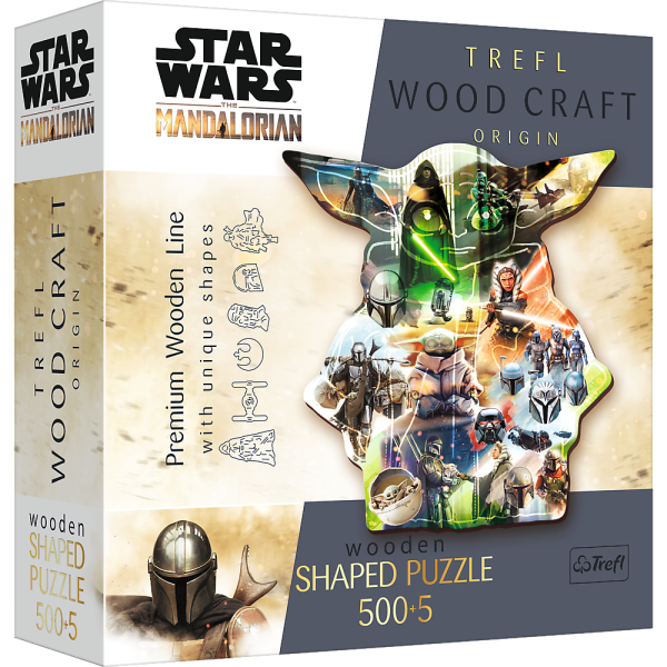 Star Wars 500+5 Sonderform Holz Puzzle