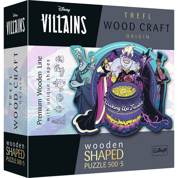 Disney Villains Ärger beim kochen 500+5 Teile Holzpuzzle