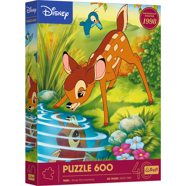 Trefl, Disney Bambi, Trefl 40 Jahre, 600 Teile Puzzle