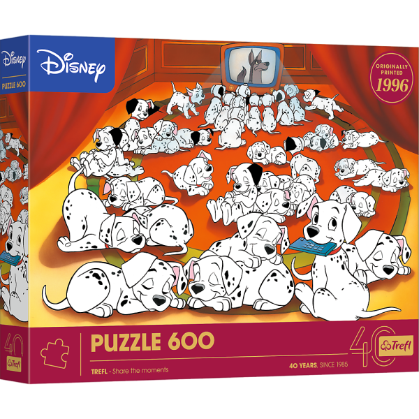 Disney Dalmatiner, Trefl 40 Jahre, 600 Teile Puzzle