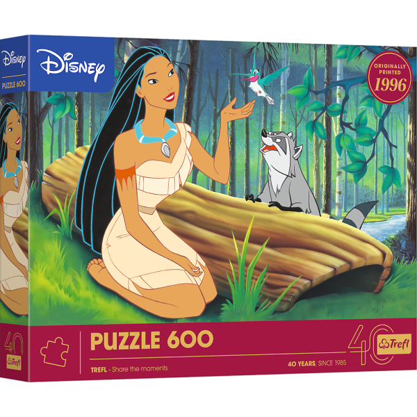 Trefl, Disney Pocahontas, Trefl 40 Jahre, 600 Teile Puzzle