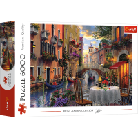 Romantisches Abendessen 6000 Teile Puzzle