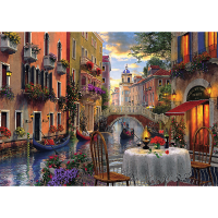 Romantisches Abendessen 6000 Teile Puzzle