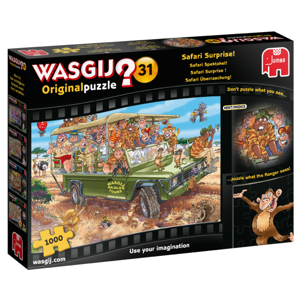 Wasgij Original 31 Safari Überraschung! 1000 Teile Puzzle