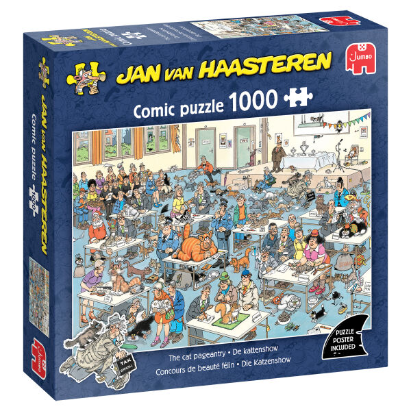 Jan van Haasteren, Die Katzenshow, 1000 Teile Puzzle