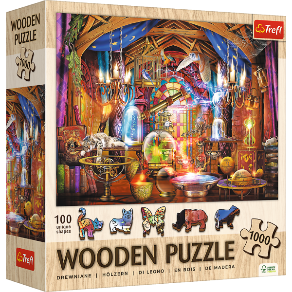 Trefl, Zauberkammer - 1000 Teile Holzpuzzle