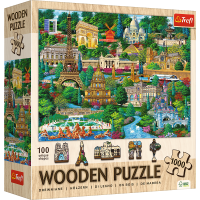Trefl, Frankreich entdecken - 1000 Teile Holzpuzzle