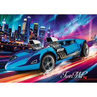 Trefl, Hot Wheels, Twin Mill, 1000 Teile Premium Plus Puzzle