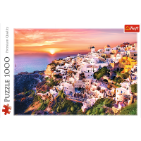 Trefl, Sonnenuntergang über Santorini, 1000 Teile Puzzle