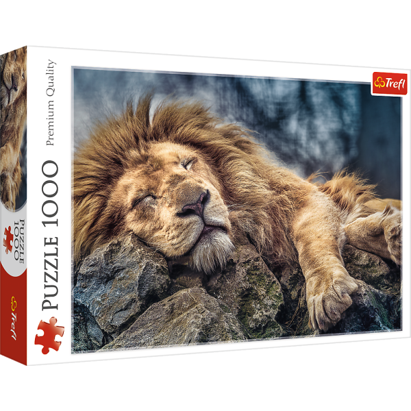 Trefl, schlafender Löwe, 1000 Teile Puzzle