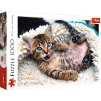 Trefl, Fröhliche Katze, 1000 Teile Puzzle