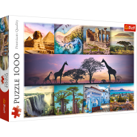 Trefl, Collage Afrika, 1000 Teile Puzzle