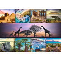 Trefl, Collage Afrika, 1000 Teile Puzzle