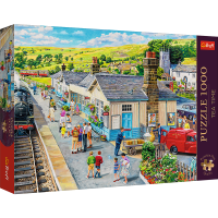 Trefl, Bahnhof, 1000 Teile Premium Plus Puzzle