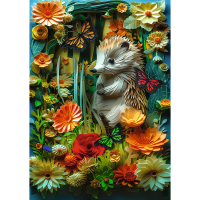 Trefl, 40 Jahre Trefl Jubiläum, Igel, 1000 Teile Puzzle