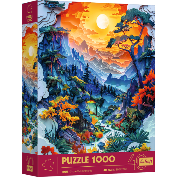 Trefl, 40 Jahre Trefl Jubiläum, Tal, 1000 Teile Puzzle