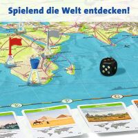 Weltreise – Ravensburger Familienspiel mit 173 Reisezielen ab 8 Jahren