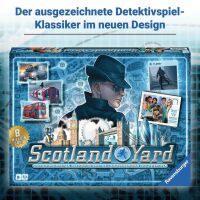 Scotland Yard – Ravensburger Detektivspiel ab 8 Jahren für 2–6 Spieler