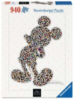 Ravensburger Puzzle – Shaped Mickey, 940 Teile,...
