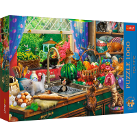 Trefl, Katzen, 1000 Teile Premium Plus Puzzle