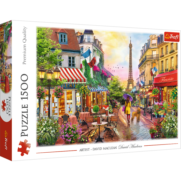 Trefl, Charmantes Paris, 1500 Teile Puzzle