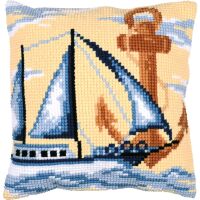 Vervaco Kreuzstich-Kissen-Set Segelboot PN-0205429...